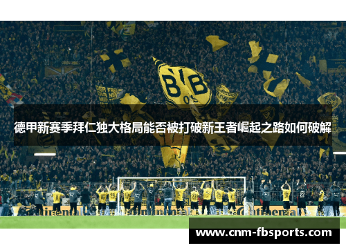 德甲新赛季拜仁独大格局能否被打破新王者崛起之路如何破解 德甲新赛季拜仁独大格局能否被打破新王者崛起之路如何破解